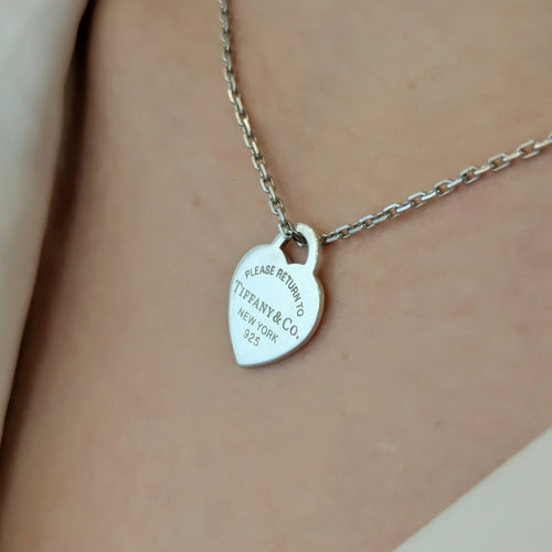 Pendentif Tiffany & Co Return to Tiffany - Pendentif cœur en argent 925 58 Facettes 32312