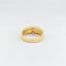 Bague 53 Bague bandeau en or jaune 18 carats avec diamant 0,10 ct 58 Facettes 32399