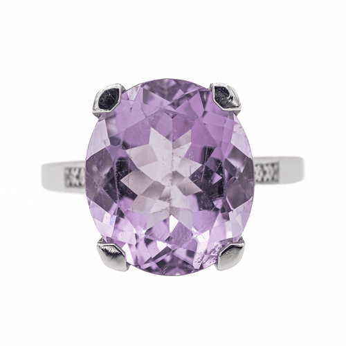 Bague 54 Mauboussin Bague Mon bébé d'amour Or blanc Améthyste, Diamant 58 Facettes 3241065CN