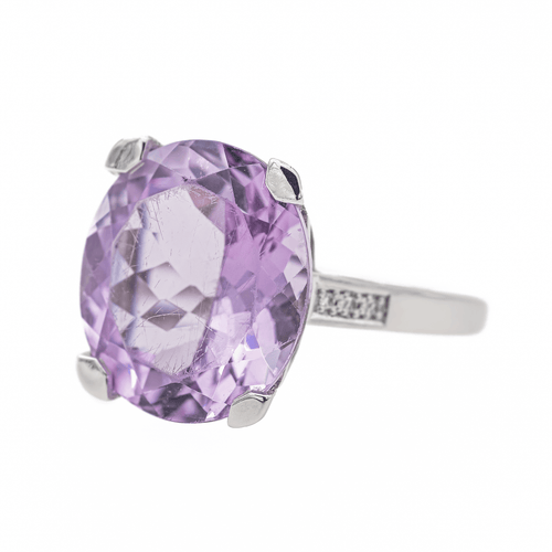 Bague 54 Mauboussin Bague Mon bébé d'amour Or blanc Améthyste, Diamant 58 Facettes 3241065CN