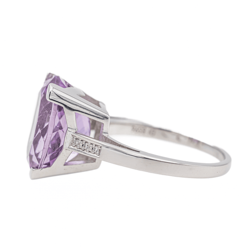 Bague 54 Mauboussin Bague Mon bébé d'amour Or blanc Améthyste, Diamant 58 Facettes 3241065CN