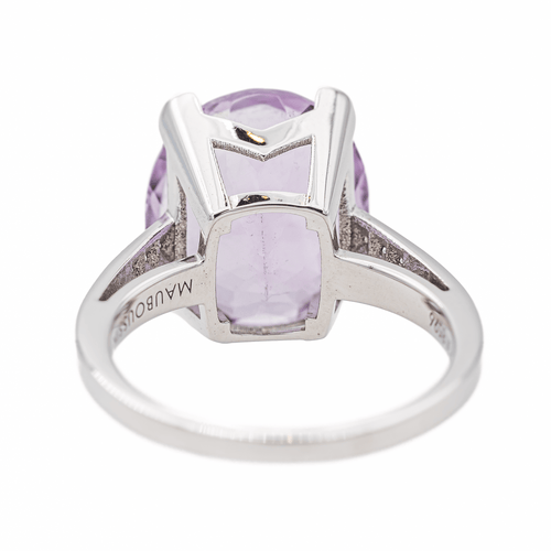 Bague 54 Mauboussin Bague Mon bébé d'amour Or blanc Améthyste, Diamant 58 Facettes 3241065CN