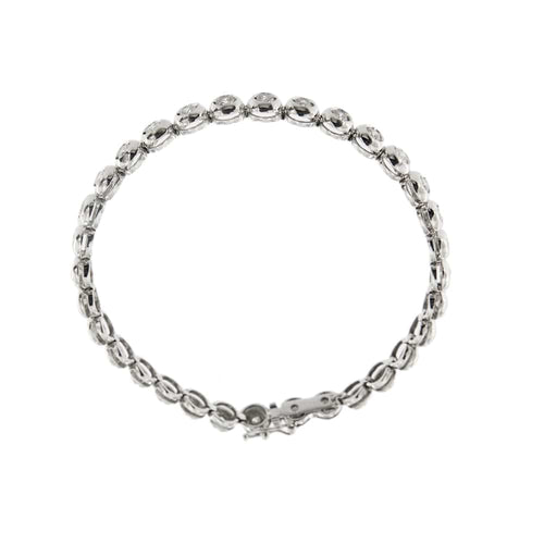 Bracelet Bracelet tennis - Bracelet en or blanc 18 ct et diamants 58 Facettes 32422