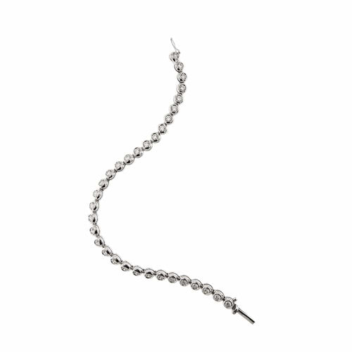 Bracelet Bracelet tennis - Bracelet en or blanc 18 ct et diamants 58 Facettes 32422