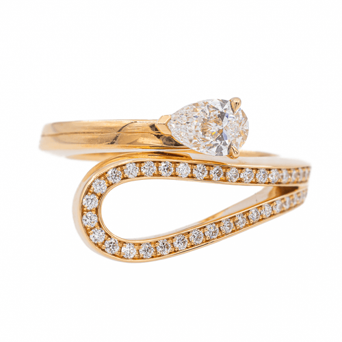 Bague 51 Repossi Bague Serti inversé Or rose Diamant 58 Facettes 3242300CN