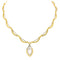 Collier Collier solitaire en or jaune et or blanc 18 carats avec diamant 58 Facettes 3243858CN