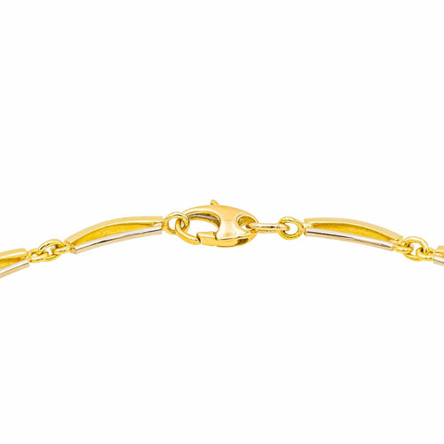 Collier Collier Solitaire Or jaune, Or blanc Diamant 58 Facettes 3243858CN