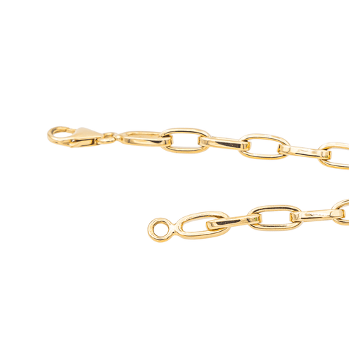 Collier Collier chaîne maille forçat en or jaune 18 carats 58 Facettes 3243949CN