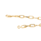 Collier Collier chaîne maille forçat en or jaune 18 carats 58 Facettes 3243949CN