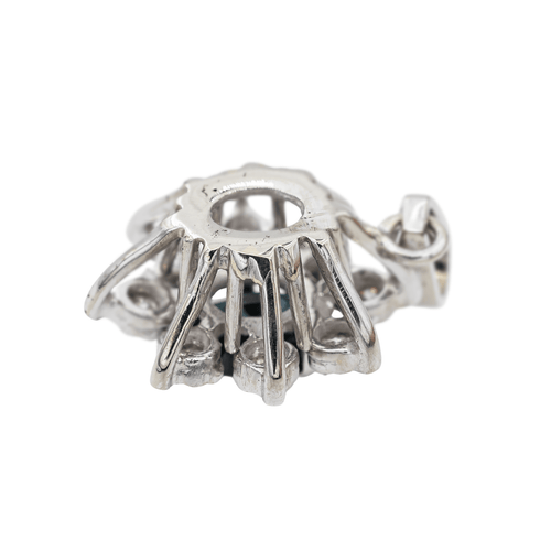 Pendentif Pendentif Pompadour Or blanc Saphir, Diamant 58 Facettes 3244481CN