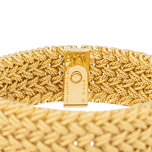 Bracelet Van Cleef & Arpels - Bracelet manchette en or jaune 18 carats 58 Facettes 3244793CN