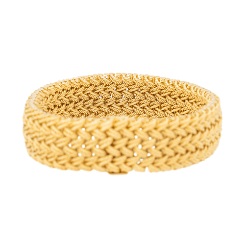 Bracelet Van Cleef & Arpels - Bracelet manchette en or jaune 18 carats 58 Facettes 3244793CN
