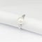 Bague 51 Bague en or blanc 18 carats avec perle de culture et diamants 58 Facettes 32599
