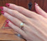 Bague 51 Bague en or blanc 18 carats avec perle de culture et diamants 58 Facettes 32599