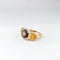 Bague 52 Bague en or rose et blanc 18 carats quartz fumé, citrines et diamants 58 Facettes 32603