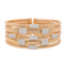Bracelet Bracelet Manchette Or rose, Or blanc Diamant 58 Facettes 3261271CN