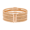 Bracelet Bracelet Manchette Or rose, Or blanc Diamant 58 Facettes 3261271CN
