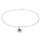 Collier Collier pendentif en or blanc 18 carats saphir et diamants 58 Facettes 3263778CN