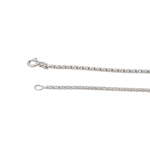 Collier Collier Pendentif Or blanc Saphir, Diamant 58 Facettes 3263778CN