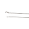 Collier Collier Pendentif Or blanc Saphir, Diamant 58 Facettes 3263778CN