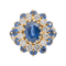 Bague 52 Bague Pompadour Or jaune Saphir, Diamant 58 Facettes 3263780CN