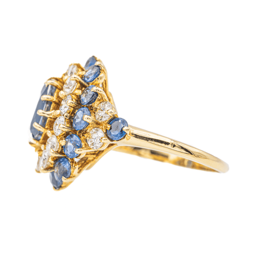Bague 52 Bague Pompadour Or jaune Saphir, Diamant 58 Facettes 3263780CN