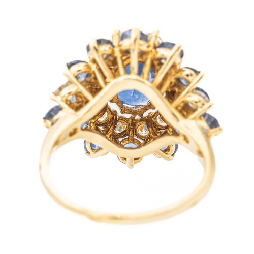 Bague 52 Bague Pompadour Or jaune Saphir, Diamant 58 Facettes 3263780CN