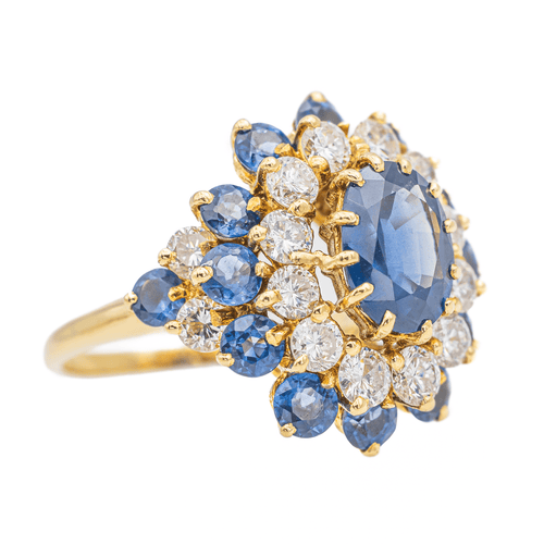 Bague 52 Bague Pompadour Or jaune Saphir, Diamant 58 Facettes 3263780CN