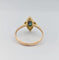 Bague 53 Bague marquise en or jaune 18 carats, saphir et diamants 58 Facettes 32638