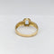 Bague 57 Bague en or jaune 18 carats avec aigue-marine et diamants 58 Facettes 32640