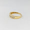 Bague 55 Bague demi-alliance en or jaune 18 carats et diamants 58 Facettes 32650