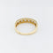 Bague 55 Bague demi-alliance en or jaune 18 carats et diamants 58 Facettes 32650