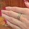 Bague 55 Bague demi-alliance en or jaune 18 carats et diamants 58 Facettes 32650