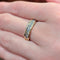 Bague 55 Bague demi-alliance en or jaune 18 carats et diamants 58 Facettes 32650