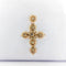 Pendentif Pendentif croix en or jaune 18 carats et diamants 58 Facettes 32666