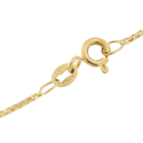 Collier Unoaerre - Collier maille vénitienne avec pendentif cœur en or jaune et diamants 58 Facettes 32739