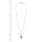 Collier Salvini I Segni - Collier avec pendentif croix en or blanc et diamants 58 Facettes 32812