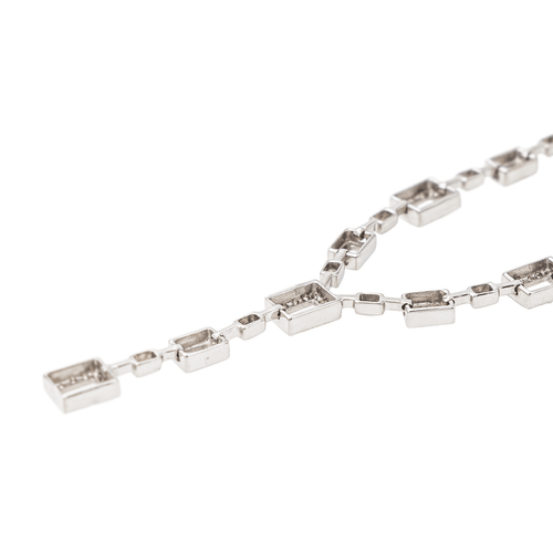 Collier Collier Or blanc Diamant 58 Facettes 3281584CN