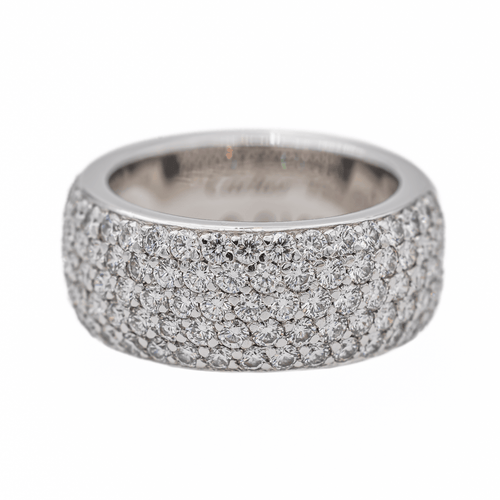 Bague 50 Cartier Bague Nouvelle Vague Or blanc Diamant 58 Facettes 3282180CN