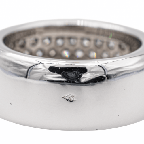 Bague 50 Cartier Nouvelle Vague - Bague en or blanc et diamants 58 Facettes 3282180CN