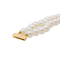 Bracelet Bracelet double rang de perles en or jaune 18 carats 58 Facettes 3282604CN