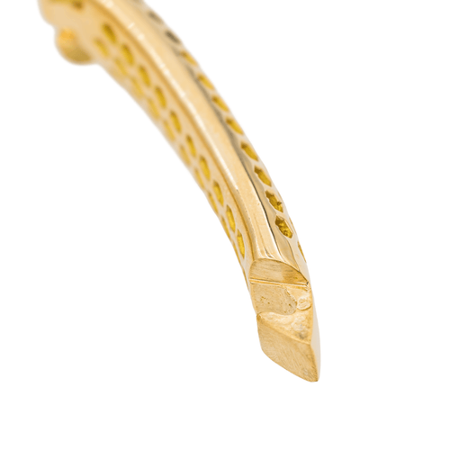 Bracelet Amestoy - Bracelet jonc motif nid d’abeilles en or jaune 18 carats 58 Facettes 3288432CN