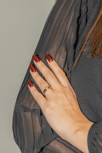 Bague 55 Bague solitaire en or jaune 18 carats et diamant taille brillant 58 Facettes 3288741CN