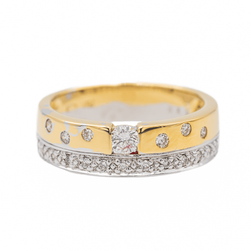 Bague 52 Bague Or jaune, Or blanc Diamant 58 Facettes 3289870CN