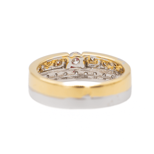 Bague 52 Bague Or jaune, Or blanc Diamant 58 Facettes 3289870CN