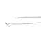 Collier Collier en or blanc 18 carats avec saphir et diamants 58 Facettes 3290287CN