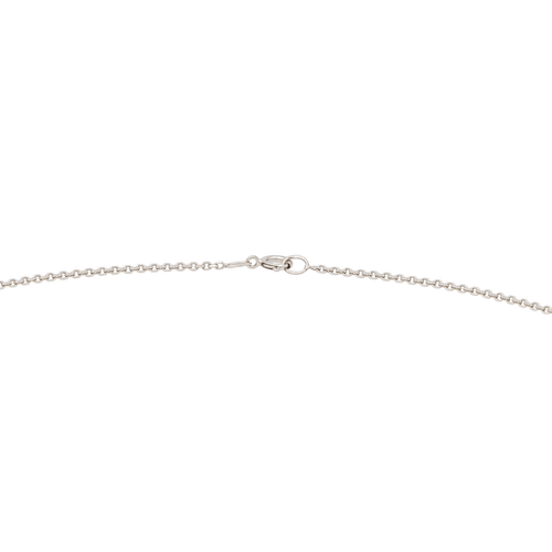 Collier Collier Or blanc Saphir, Diamant 58 Facettes 3290287CN
