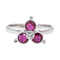 Bague 59 Bague  Or blanc Diamant, Rubis 58 Facettes 3290288CN