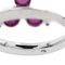 Bague 59 Bague  Or blanc Diamant, Rubis 58 Facettes 3290288CN