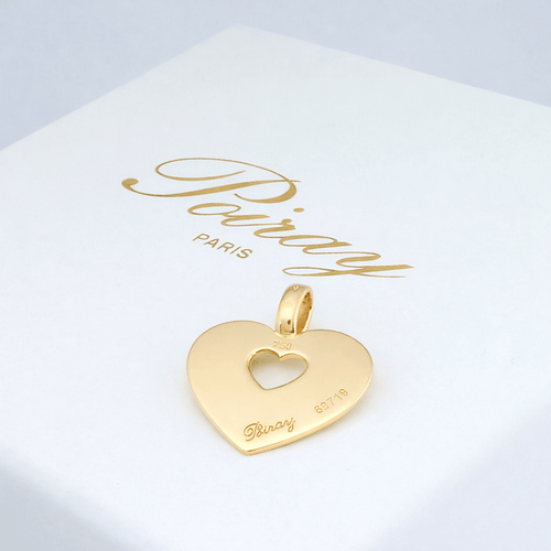 Pendentif Poiray Cœur Secret - Pendentif en or jaune 18 carats 58 Facettes 32933